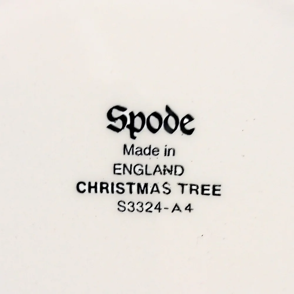 Spode Christmas Tree Dinnerware Salad Plates Set of 2